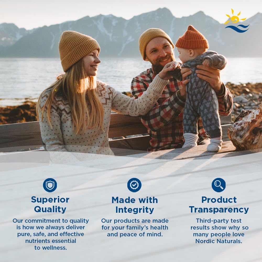 Nordic Naturals Vitamin D3 Gummies, Wild Berry - 120 Gummies - 1000 IU Vitamin D3, 1.4 mg Iron - Great Taste - Healthy Bones, Mood & Immune System Function - Non-GMO - 120 Servings