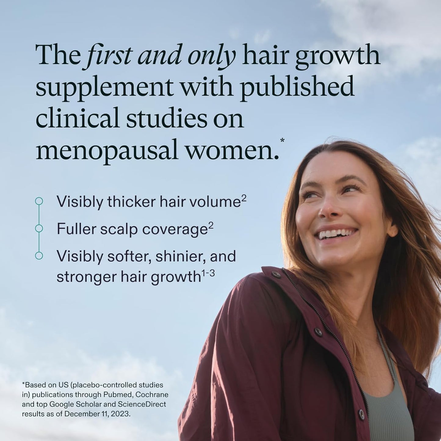 Nutrafol Women's Balance Hair Growth Supplements, Ages 45 and Up, Clinically Proven for Visibly Thicker Hair and Scalp Coverage, Dermatologist