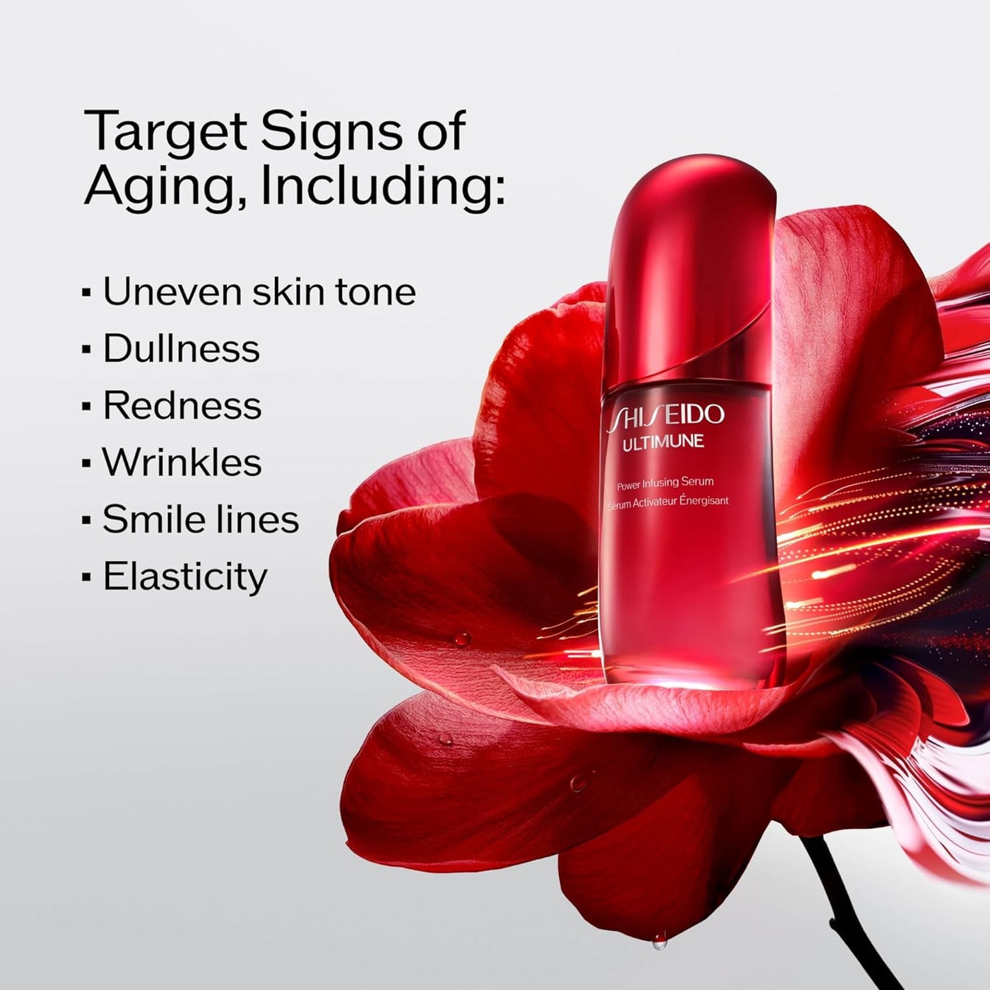 Shiseido Ultimune Power Infusing Serum - Breakthrough Lightweight Face Serum - Boosts Radiance & Improves Visible Signs of Aging - All Skin Types - Non-Comedogenic