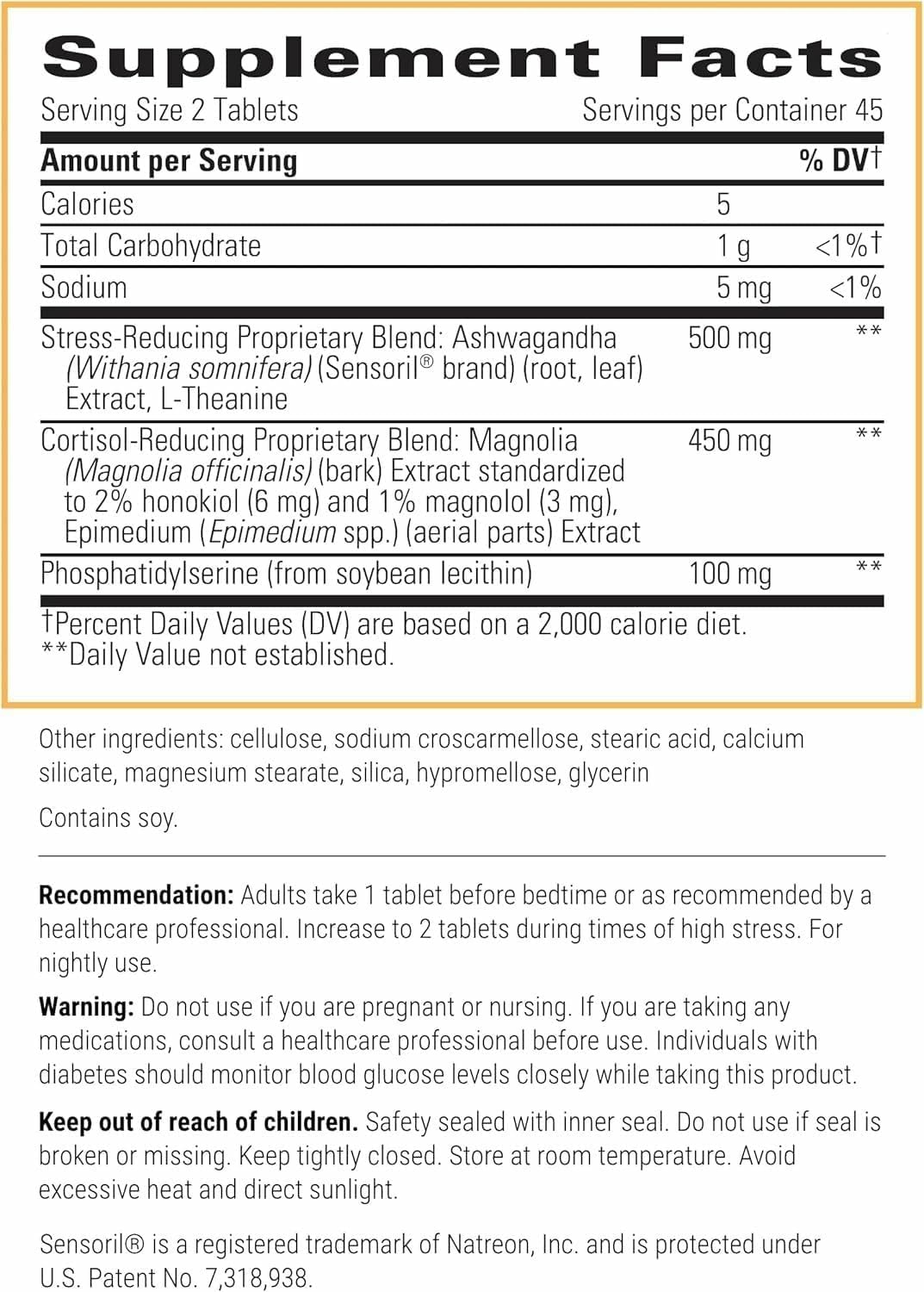 Integrative Therapeutics - Cortisol Manager - Supplement with Ashwagandha and L-Theanine - Supports Relaxation & Calm* - 90 Tablets