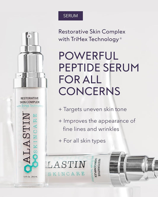 ALASTIN Skincare Restorative Skin Complex Anti-Aging Face Serum (1 oz) | Reduce Fine Lines & Wrinkles | With Niacinamide to Improve Texture