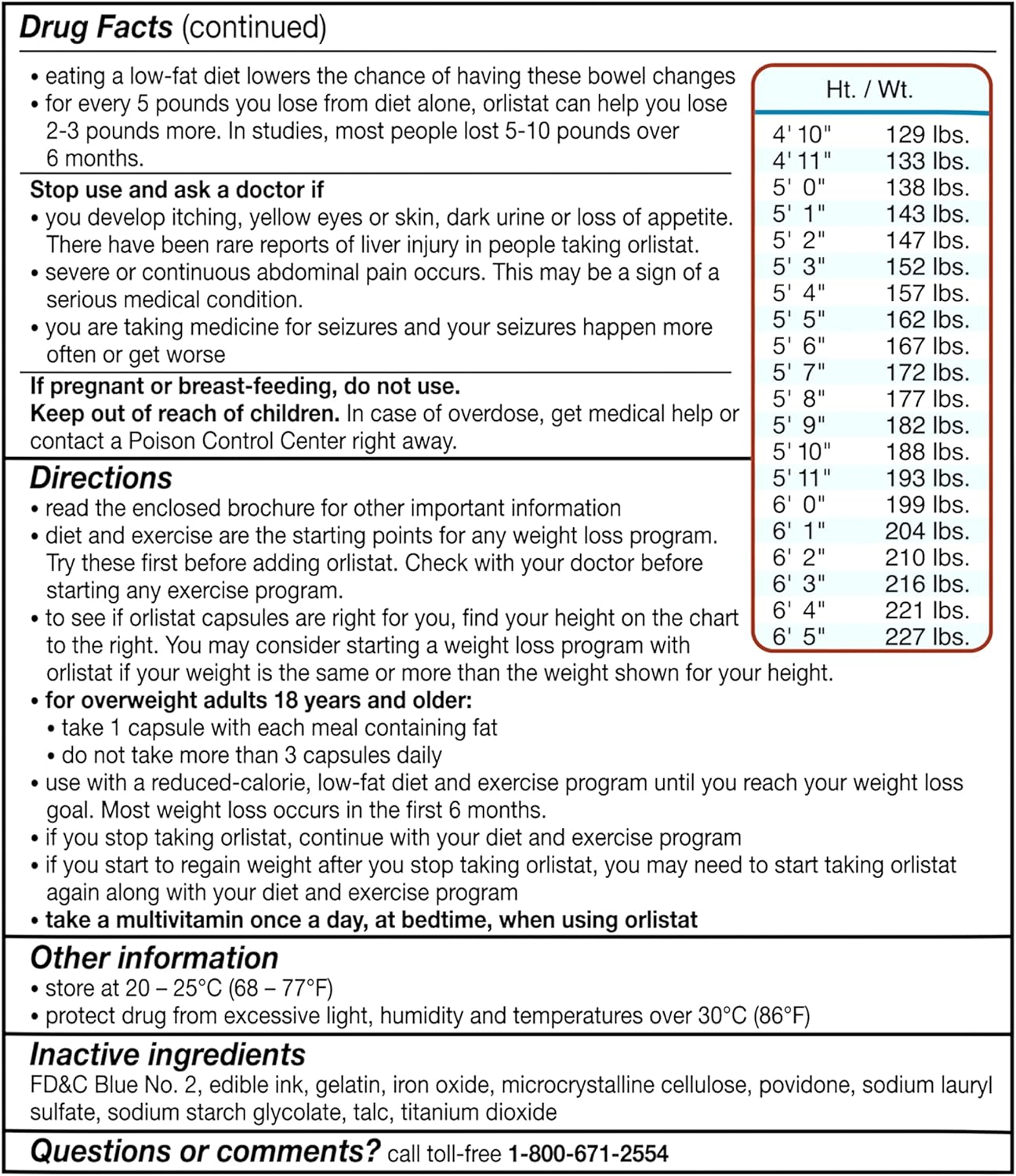 Alli Diet Weight Loss Supplement Pills, Orlistat 60mg Capsules, 170 Count