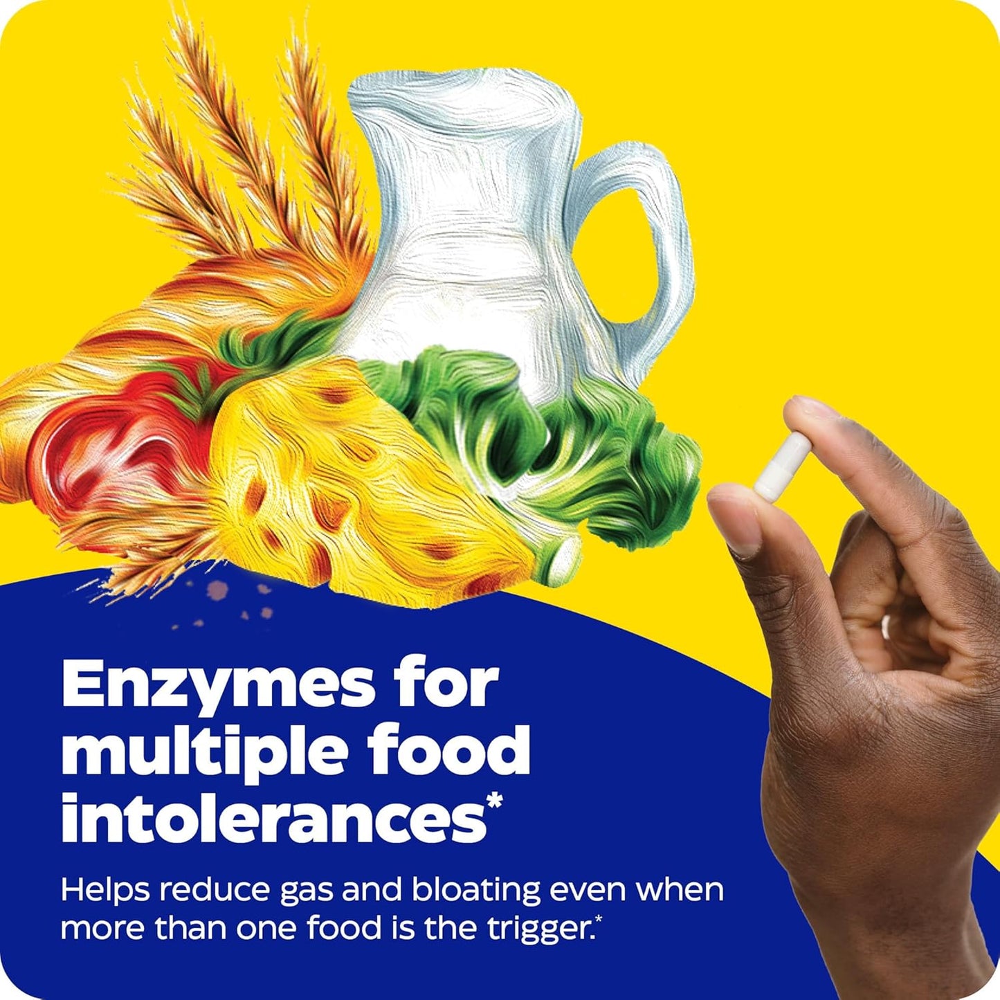 Enzymedica Digest Spectrum, Digestive Enzymes for Multiple Food Intolerances, Breaks Down Gluten, Phenol, Lactose & Casein, Offers Fast-Acting Gas & Bloating Relief, 240 Count