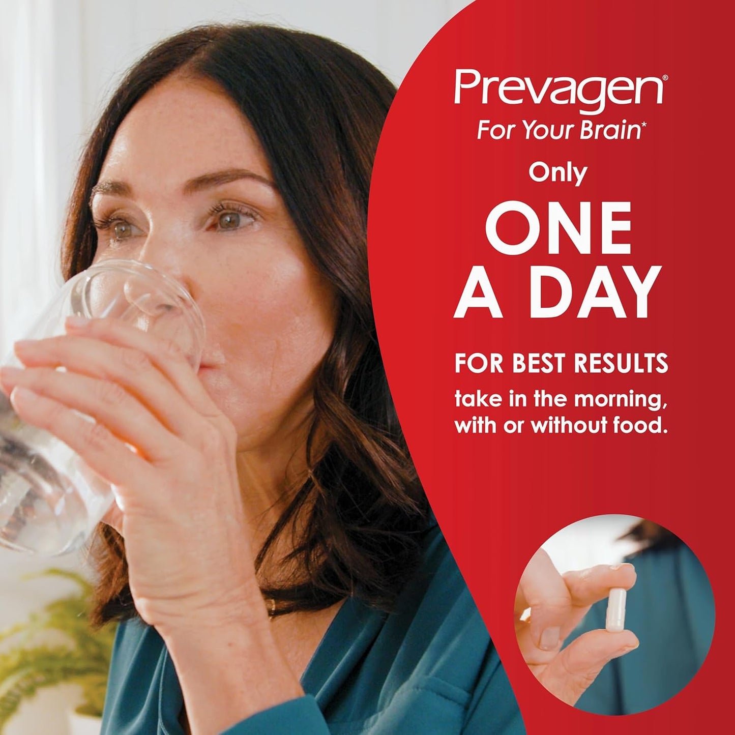 Prevagen Extra Strength 20mg, 60 Capsules, with Apoaequorin & Vitamin D For Your Brain