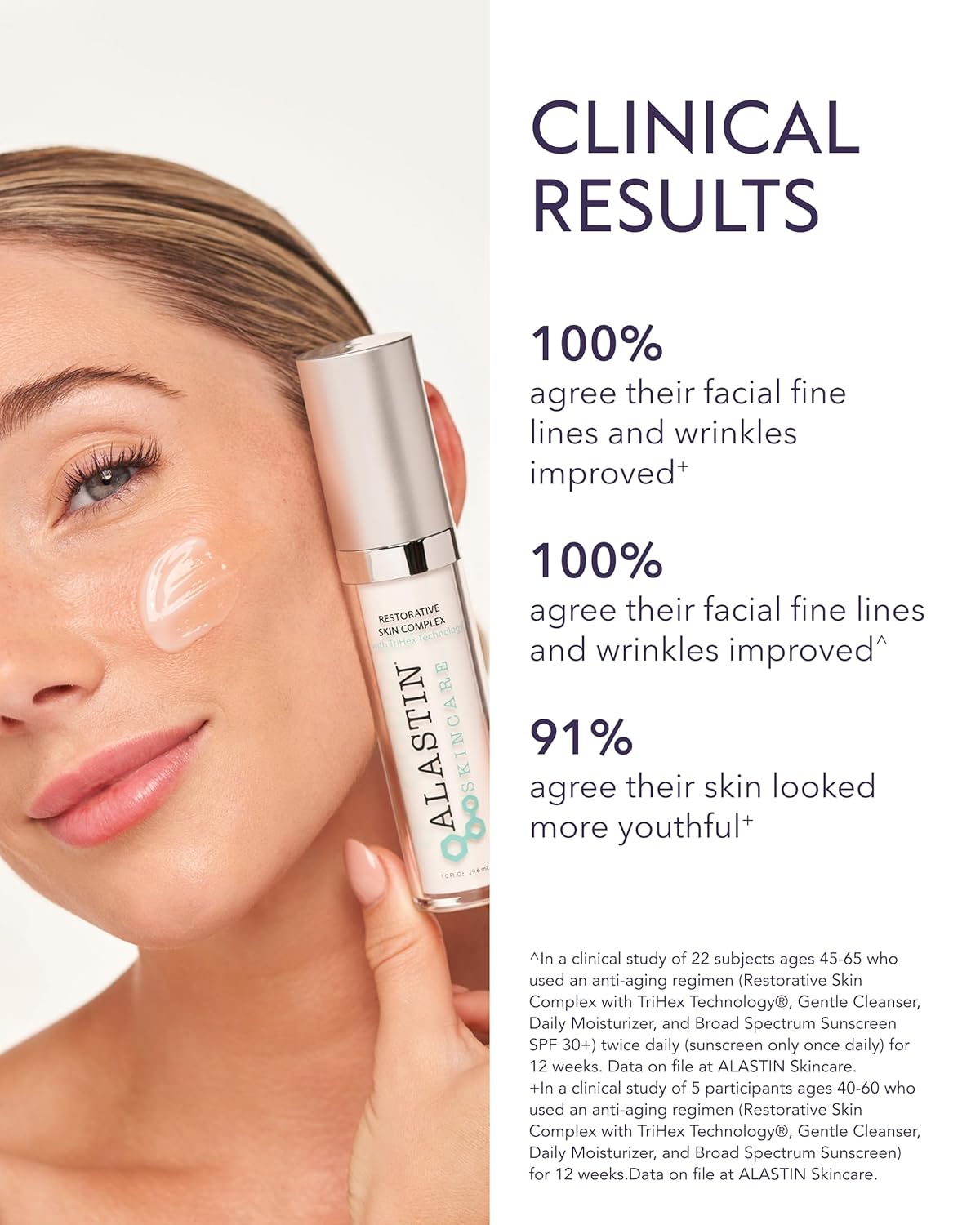ALASTIN Skincare Restorative Skin Complex Anti-Aging Face Serum (1 oz) | Reduce Fine Lines & Wrinkles | With Niacinamide to Improve Texture