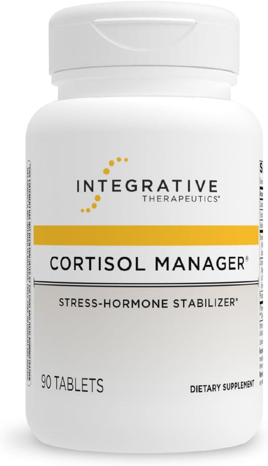 Integrative Therapeutics - Cortisol Manager - Supplement with Ashwagandha and L-Theanine - Supports Relaxation & Calm* - 90 Tablets