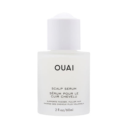 OUAI Scalp Serum - Balancing Hair Serum with Red Clover Extract, Siberian Ginseng and Peptides for Thicker and Fuller-Looking Hair - Paraben, Phthalate and Sulfate Free Scalp Care (2 Fl Oz)