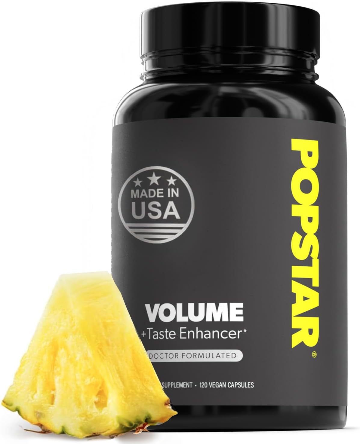POPSTAR Labs Semen Volume Booster - Men's Semen Health & Fertility Supplement - Doctor Formulated to Increase Load Volume - Made in USA - Non-GMO, Organic, Vegan - 120 Capsules