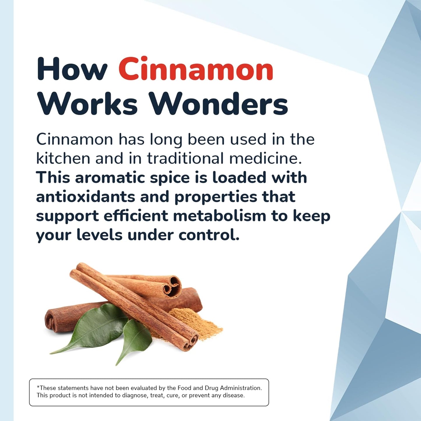 CinnaChroma Capsules - Cinnamon Supplements with 10:1 Extract, Chromium, Vanadium, Selenium, Vitamin D3 & K2 - Natural Sugar Blocker - 30 Capsules