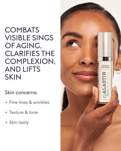 ALASTIN Skincare Restorative Skin Complex Anti-Aging Face Serum (1 oz) | Reduce Fine Lines & Wrinkles | With Niacinamide to Improve Texture