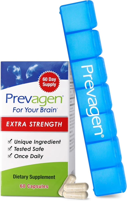 Prevagen Extra Strength 20mg, 60 Capsules, with Apoaequorin & Vitamin D For Your Brain