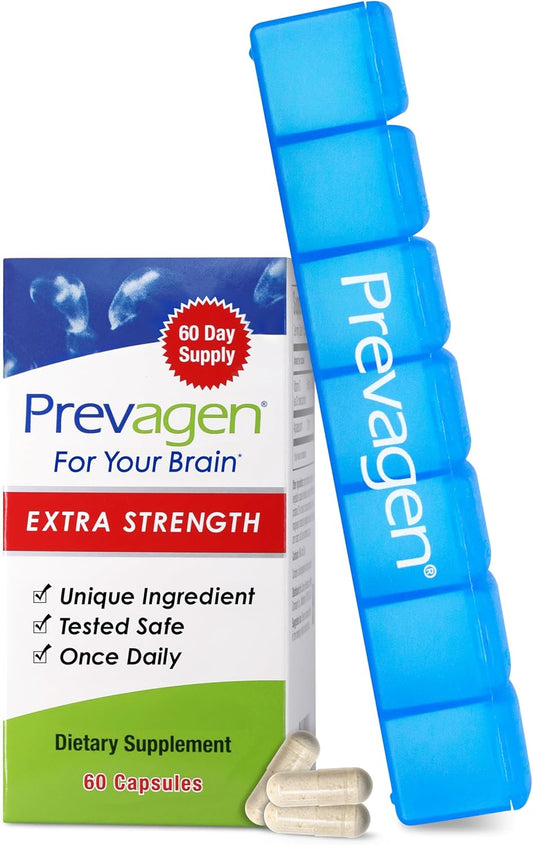 Prevagen Extra Strength 20mg, 60 Capsules, with Apoaequorin & Vitamin D For Your Brain