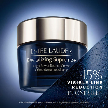 Estée Lauder Revitalizing Supreme+ Night Power Bounce Cream | Face Moisturizer with Peptides | Firms, Lifts & Plumps Skin