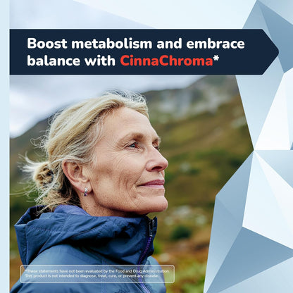 CinnaChroma Capsules - Cinnamon Supplements with 10:1 Extract, Chromium, Vanadium, Selenium, Vitamin D3 & K2 - Natural Sugar Blocker - 30 Capsules