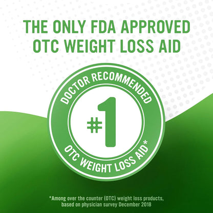 Alli Diet Weight Loss Supplement Pills, Orlistat 60mg Capsules, 170 Count