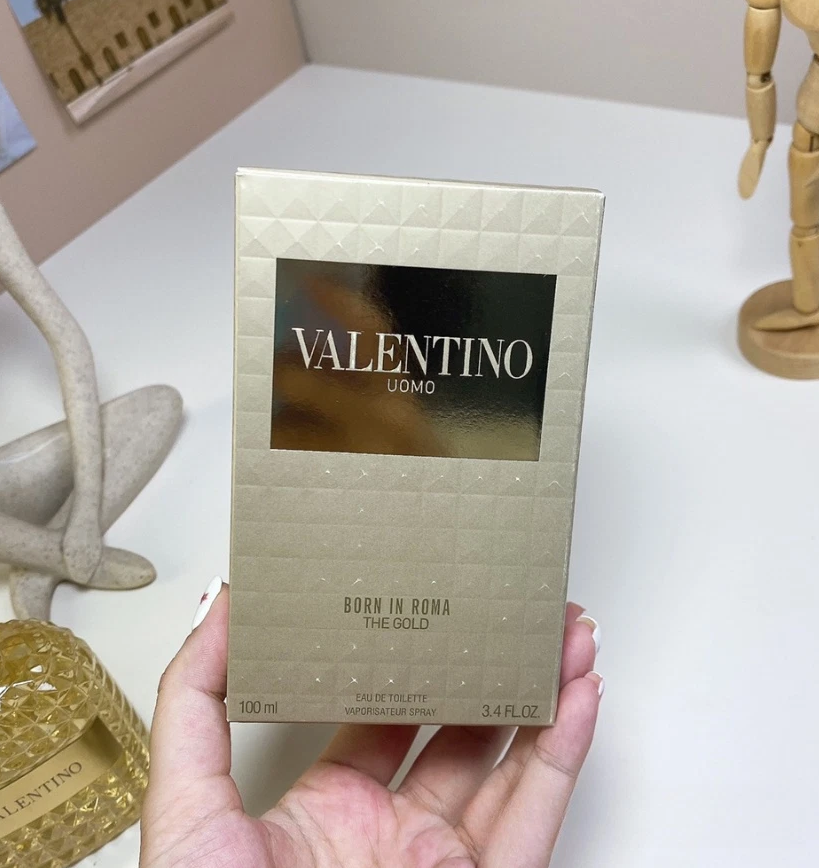 Valentino Uomo Born In Roma The Gold EDT 3.4 oz / 100 ml Spray For Men